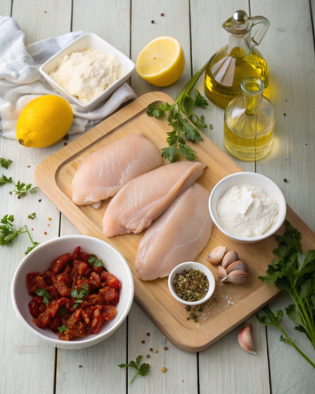 Ingredients of Chicken Bryan
