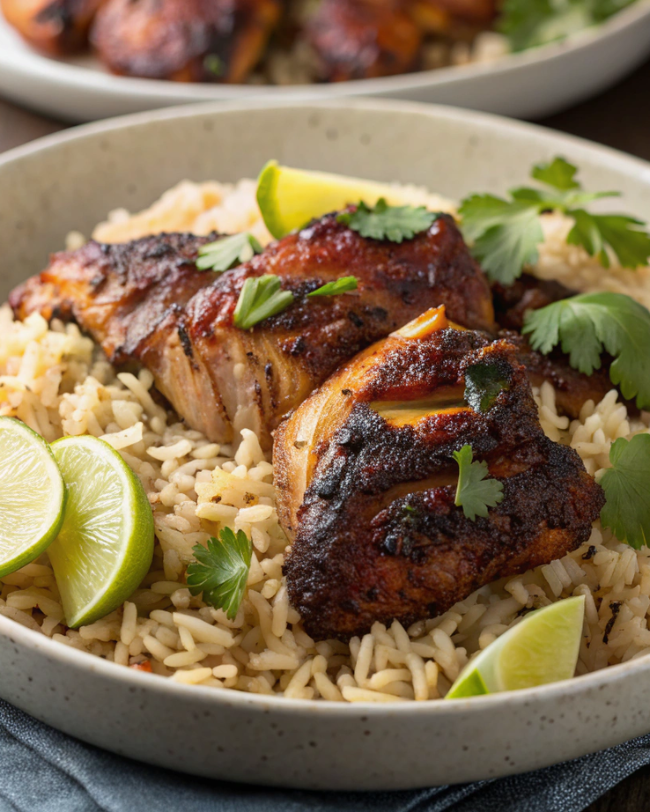 Jerk Chicken and Rice 
